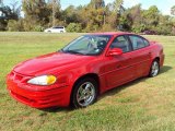 2002 Bright Red Pontiac Grand Am GT Sedan #22993537