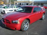 2007 Inferno Red Crystal Pearl Dodge Charger  #22983274