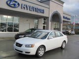 2007 Powder White Pearl Hyundai Sonata GLS #22979107