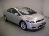 2007 Alabaster Silver Metallic Honda Civic EX Coupe #22987723