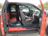 2010 Ford F150 SVT Raptor SuperCab 4x4 Raptor Black/Orange Interior