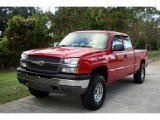 2003 Victory Red Chevrolet Silverado 1500 Extended Cab 4x4 #23084549