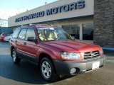 2004 Cayenne Red Pearl Subaru Forester 2.5 X #23095266