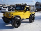 2006 Solar Yellow Jeep Wrangler X 4x4 #23094440