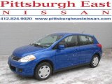 2009 Blue Metallic Nissan Versa 1.8 S Hatchback #23089613