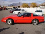 1985 Bright Red Chevrolet Corvette Coupe #23164443