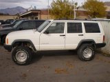 Stone White Jeep Cherokee in 1997
