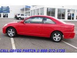 2004 Rally Red Honda Civic EX Coupe #23168069