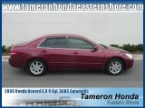 2003 Redondo Red Pearl Honda Accord EX V6 Sedan #23164776