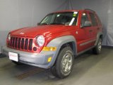 2006 Inferno Red Pearl Jeep Liberty Sport 4x4 #23182329