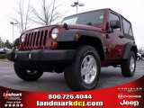 2010 Red Rock Crystal Pearl Jeep Wrangler Sport 4x4 #23177485