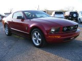 2008 Dark Candy Apple Red Ford Mustang V6 Premium Coupe #23167653