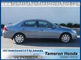 2007 Cool Blue Metallic Honda Accord SE V6 Sedan #23164842
