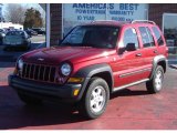 2007 Inferno Red Crystal Pearl Jeep Liberty Sport 4x4 #23259686