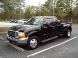 Black Ford F350 Super Duty in 1999