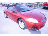 2009 Rave Red Pearl Mitsubishi Eclipse Spyder GS #23352241