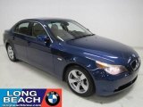 2007 Mystic Blue Metallic BMW 5 Series 525i Sedan #23341123