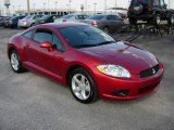 2009 Rave Red Pearl Mitsubishi Eclipse GS Coupe #23352239