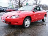 2002 Bright Red Ford Escort ZX2 Coupe #23375248