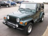 2001 Forest Green Jeep Wrangler Sahara 4x4 #23387660