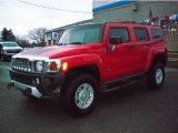 2008 Victory Red Hummer H3  #23378883