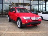 2007 Crimson Red BMW X3 3.0si #23386120