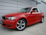2009 Crimson Red BMW 1 Series 128i Coupe #23441720