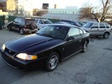 Black Ford Mustang in 1997