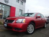 2009 Rave Red Pearl Mitsubishi Galant ES #23453240