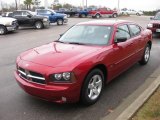 2009 Inferno Red Crystal Pearl Dodge Charger SXT #23450926