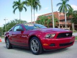 2010 Red Candy Metallic Ford Mustang V6 Premium Coupe #23445051