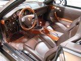 2008 Porsche 911 Turbo Cabriolet Cocoa Brown Interior