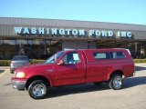 1999 Dark Toreador Red Metallic Ford F150 XLT Regular Cab 4x4 #23524761