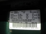 1999 Dakota Color Code for Forest Green Pearl - Color Code: PGB