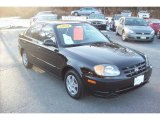 2004 Ebony Black Hyundai Accent GL Sedan #23573758