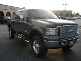 2006 Dark Shadow Grey Metallic Ford F350 Super Duty Lariat Crew Cab 4x4 #23521074