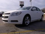 2010 Summit White Chevrolet Malibu LT Sedan #23570708