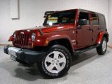 2008 Red Rock Crystal Pearl Jeep Wrangler Unlimited Sahara 4x4 #2349249