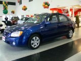 2005 Imperial Blue Kia Spectra EX Sedan #23648361