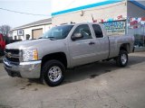 2009 Silver Birch Metallic Chevrolet Silverado 2500HD LT Extended Cab 4x4 #23642675