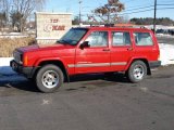 2001 Flame Red Jeep Cherokee Sport 4x4 #23653852