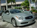 2008 Liquid Platinum Silver Infiniti G 37 Coupe #23636825