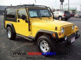 2006 Solar Yellow Jeep Wrangler Unlimited 4x4 #23655963