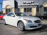 2008 Ivory Pearl White Infiniti G 37 Journey Coupe #23656434