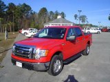 2009 Bright Red Ford F150 XLT SuperCrew 4x4 #23659007