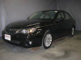 2009 Obsidian Black Pearl Subaru Impreza 2.5i Premium Sedan #23795648