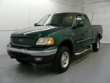 2000 Amazon Green Metallic Ford F150 XLT Extended Cab 4x4 #23800405