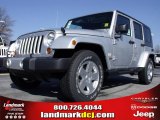 2010 Bright Silver Metallic Jeep Wrangler Unlimited Sahara #23790461