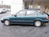 1996 Dark Green Pearl Metallic Honda Civic EX Sedan #23803258
