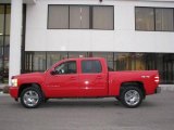 2009 Victory Red Chevrolet Silverado 1500 LTZ Crew Cab 4x4 #23856431